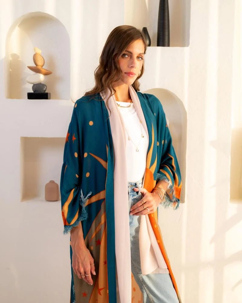 NF - K25 SUNRISE KIMONO - NOUF FETAIHI - MIRA Y MANO