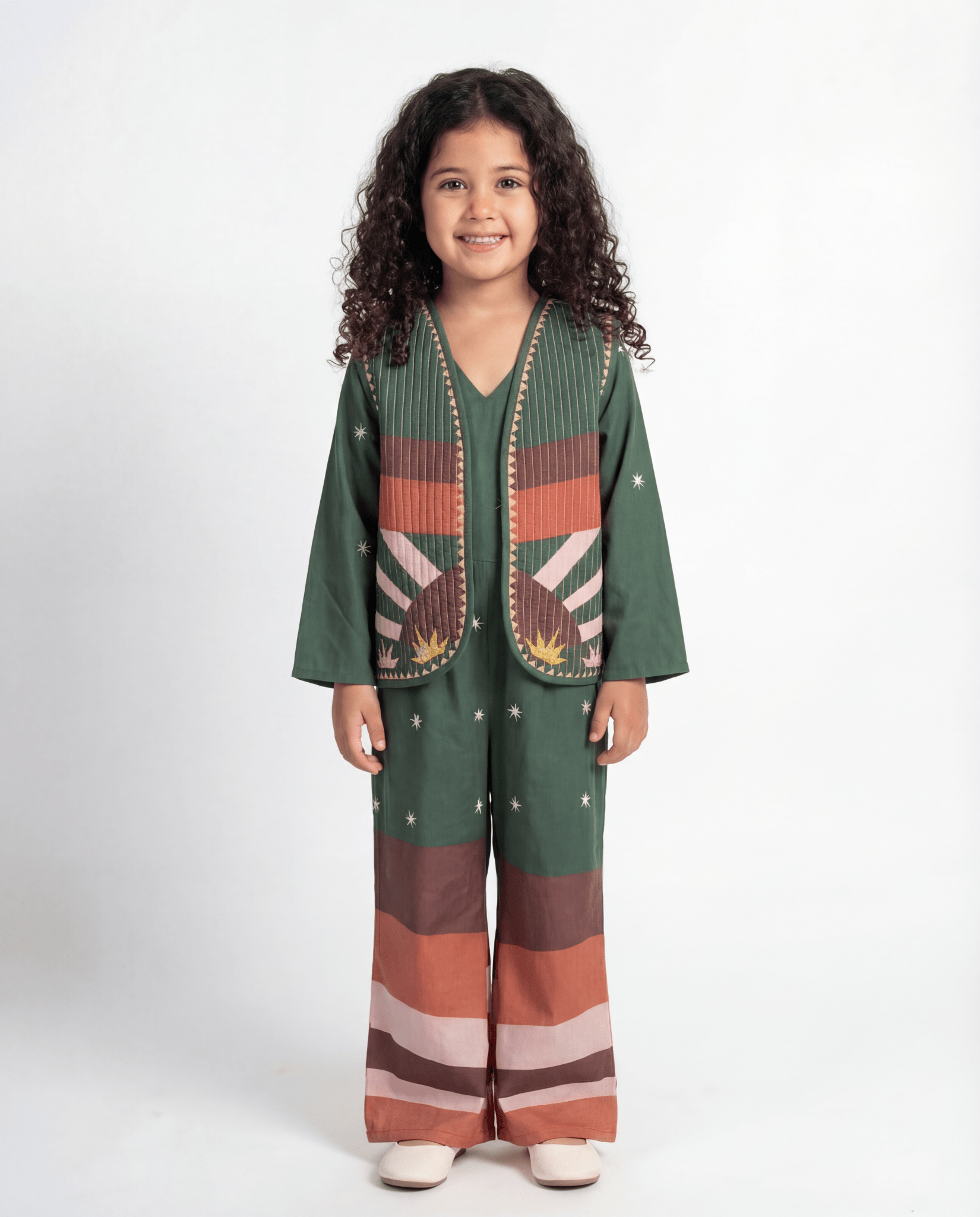 WAHAJ GREEN JUMPSUIT - NOUF FETAIHI - MIRA Y MANO