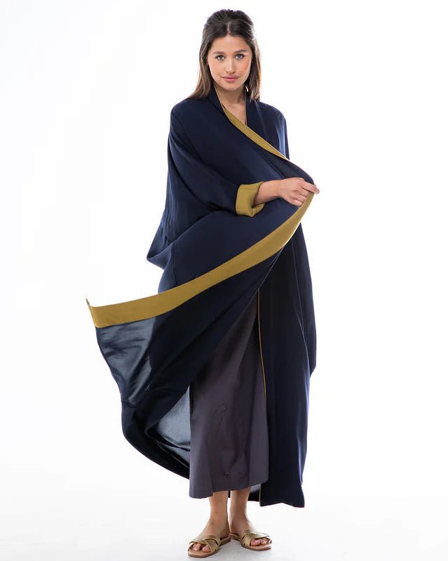 BLOOM CREPE-NV ABAYA - ORANGE BLOSSOM - MIRA Y MANO