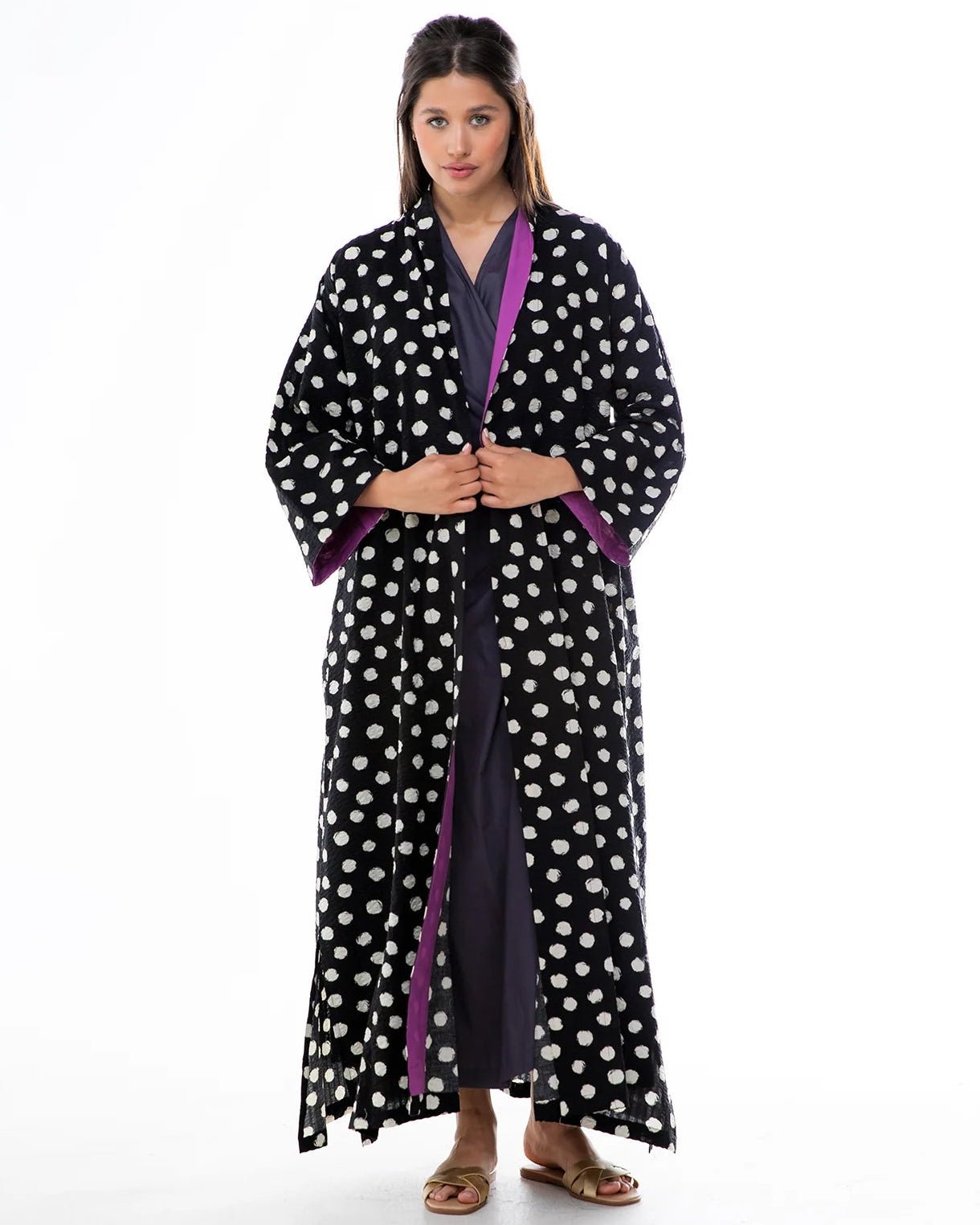 CONFETTI-BK ABAYA - ORANGE BLOSSOM - MIRA Y MANO