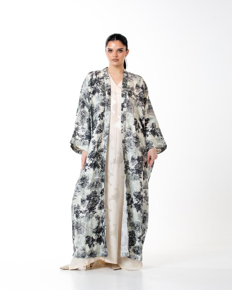 DUSK ABAYA - ORANGE BLOSSOM - MIRA Y MANO