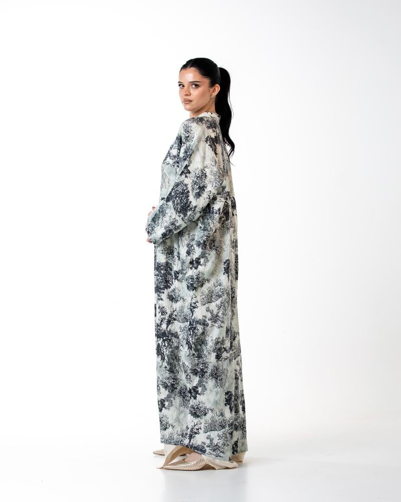 DUSK ABAYA - ORANGE BLOSSOM - MIRA Y MANO