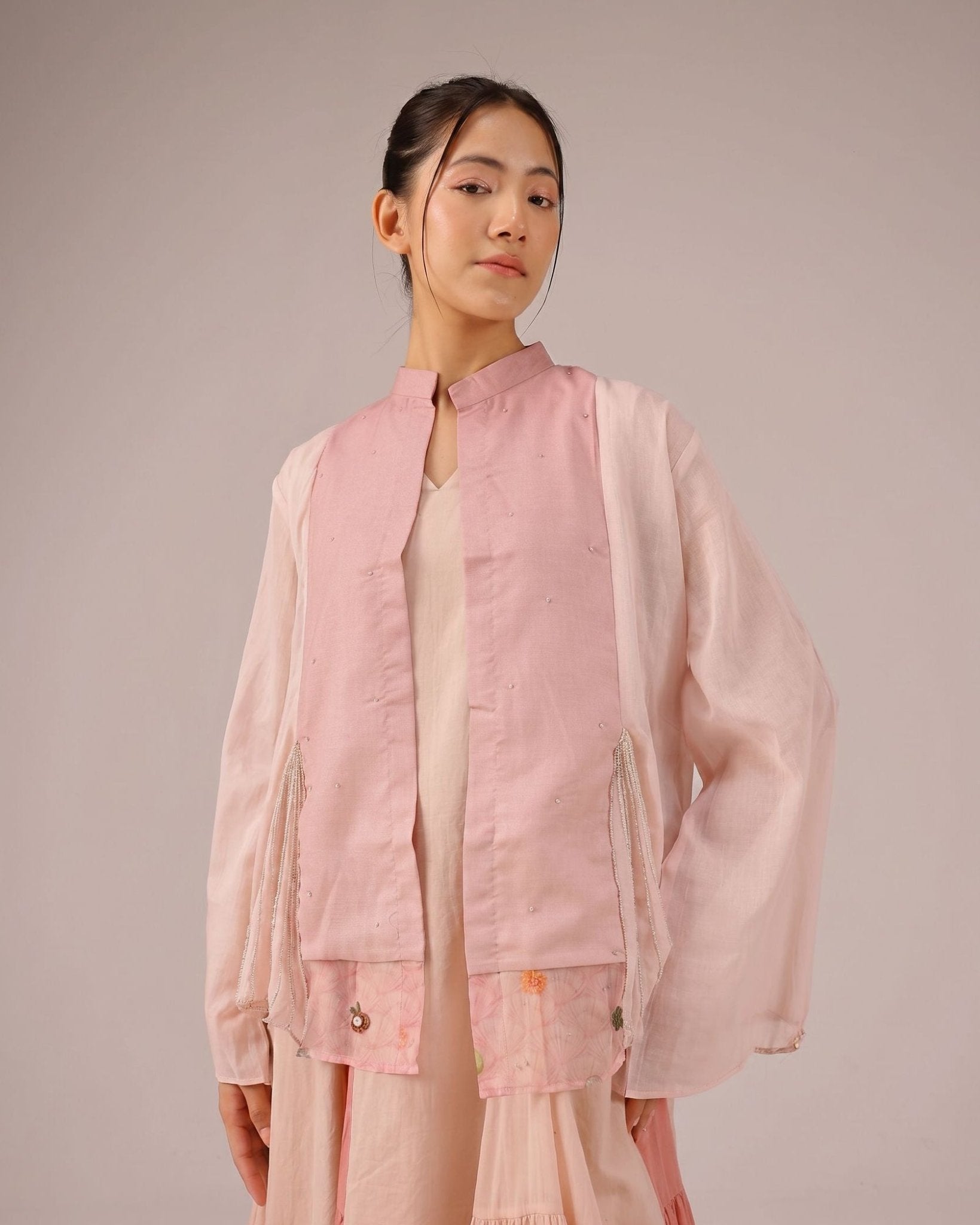 BLUSH PEARL JACKET - OUR DVE - MIRA Y MANO