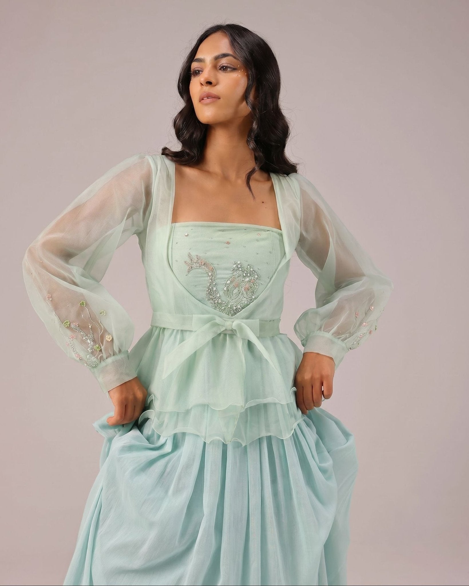 FLORA GREEN JACKET - OUR DVE - MIRA Y MANO