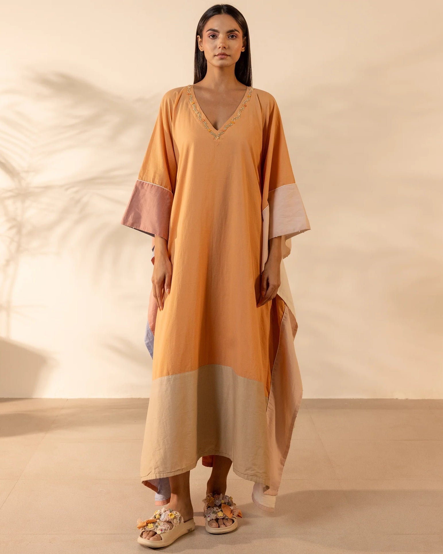 ORANGE PEEL KAFTAN - OUR DVE - MIRA Y MANO