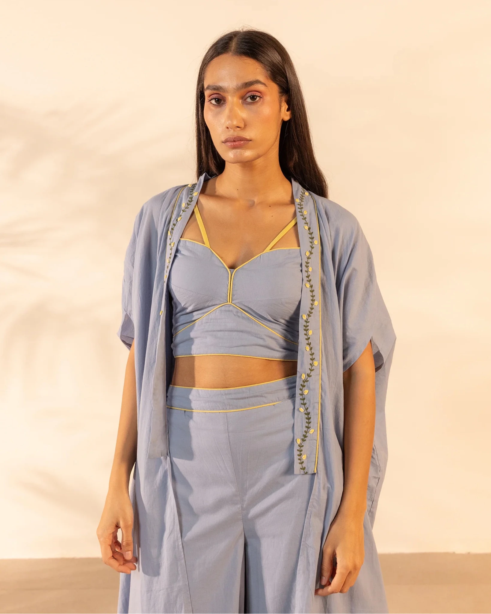 ZINNIA BLUE JACKET - OUR DVE - MIRA Y MANO