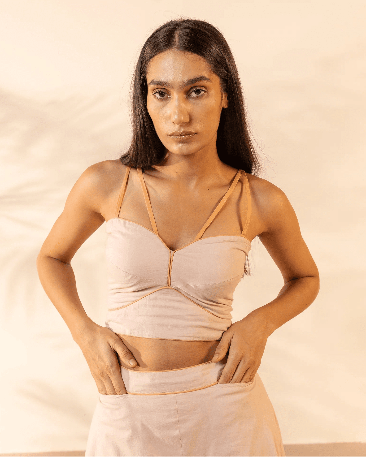ZINNIA PINK TOP - OUR DVE - MIRA Y MANO