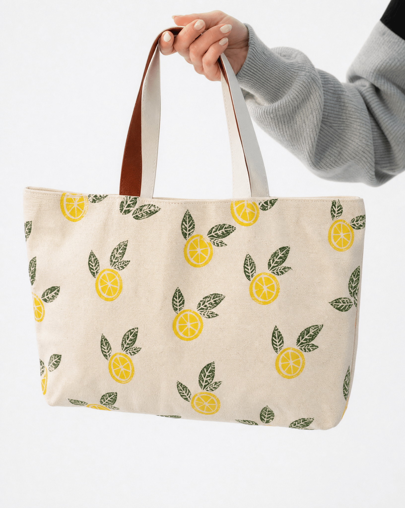 LEMON TOTE BAG - PTI - MIRA Y MANO
