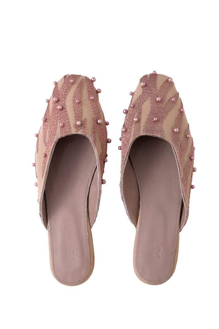 NUDE PEARL SHOE - RAMLA - MIRA Y MANO