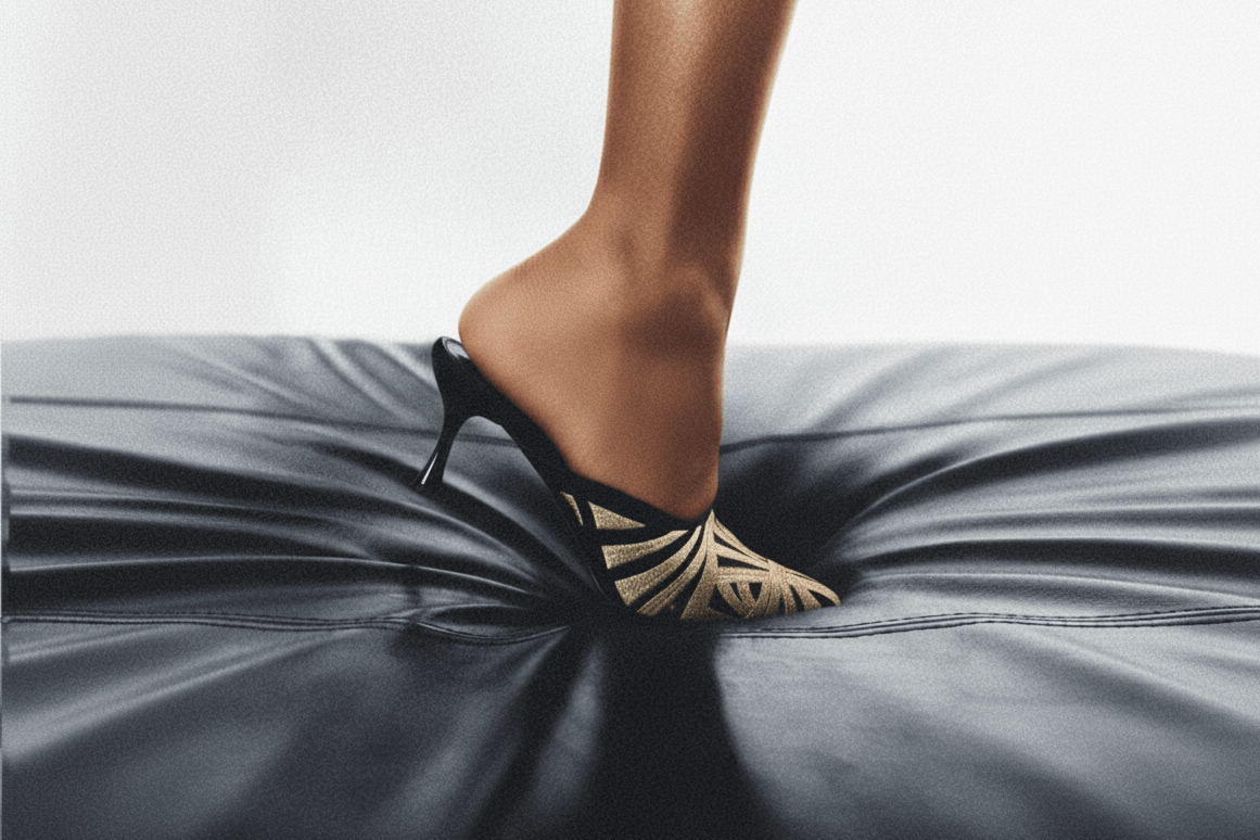 PALAZZZO MIDNIGHT HEELS - RAMLA - MIRA Y MANO