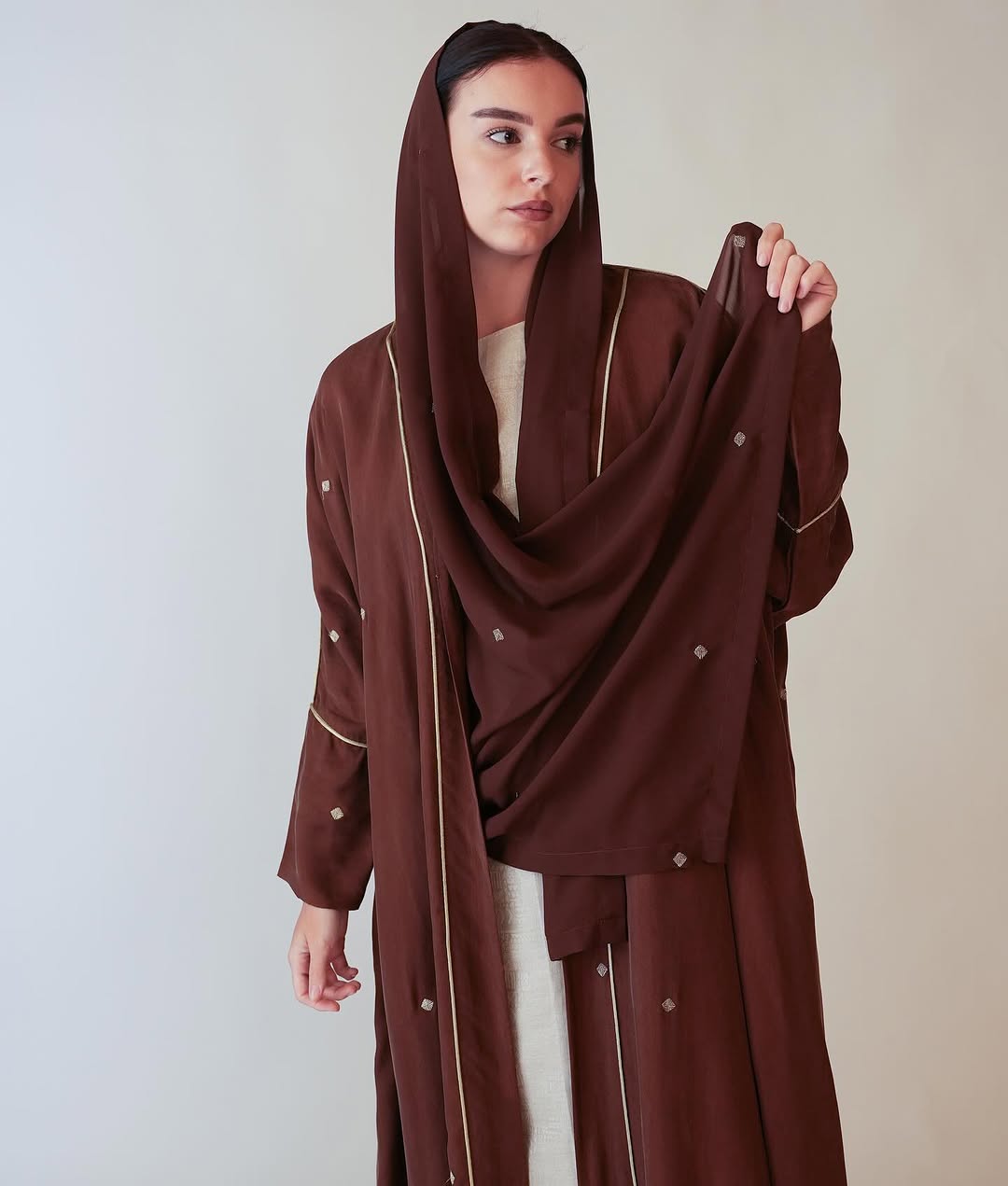 FW24R0102 - BR ABAYA - RIBBON - MIRA Y MANO