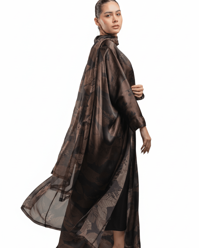 REEM ABAYA - RIBBON - MIRA Y MANO