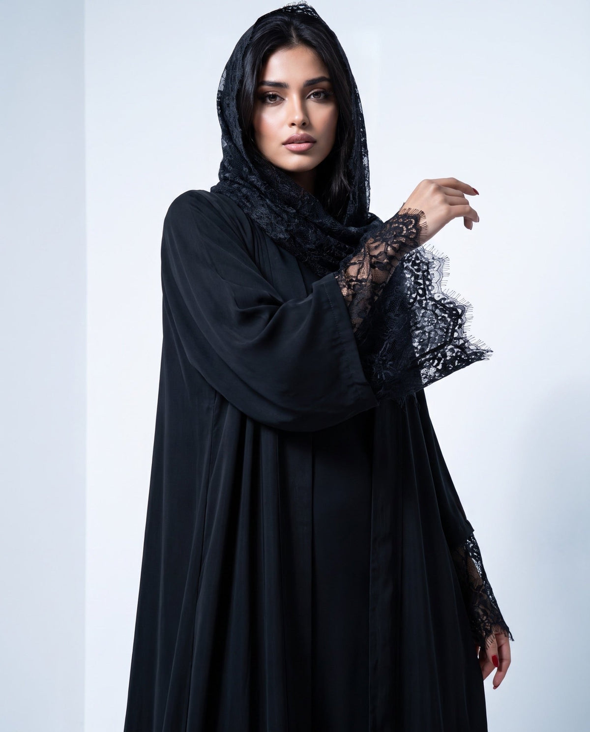 SS26RE01-BL ABAYA - RIBBON - MIRA Y MANO