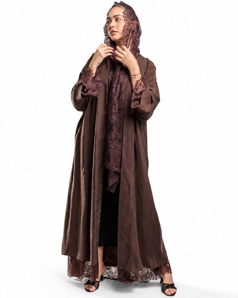 SS26RE02-BR ABAYA - RIBBON - MIRA Y MANO