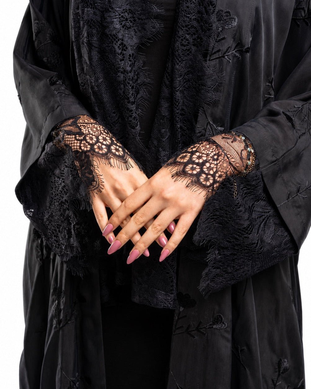SS26RE03-BL ABAYA - RIBBON - MIRA Y MANO