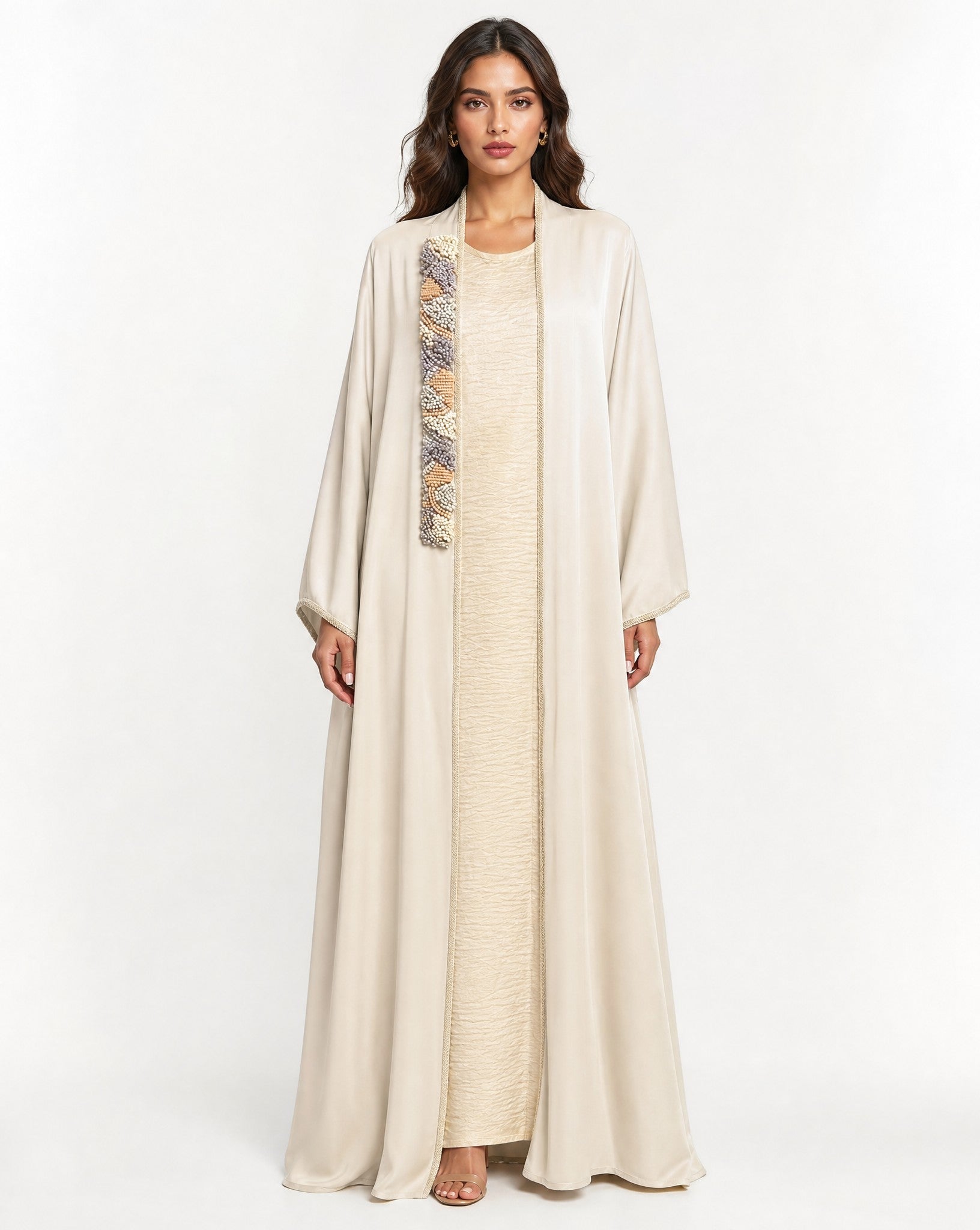 LN-650 ABAYA SET - SHATHR - MIRA Y MANO