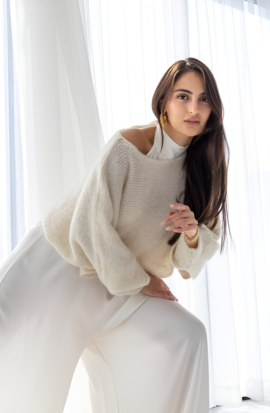 AW25 SLK 001 - WH JUMPSUIT - SILKERA - MIRA Y MANO