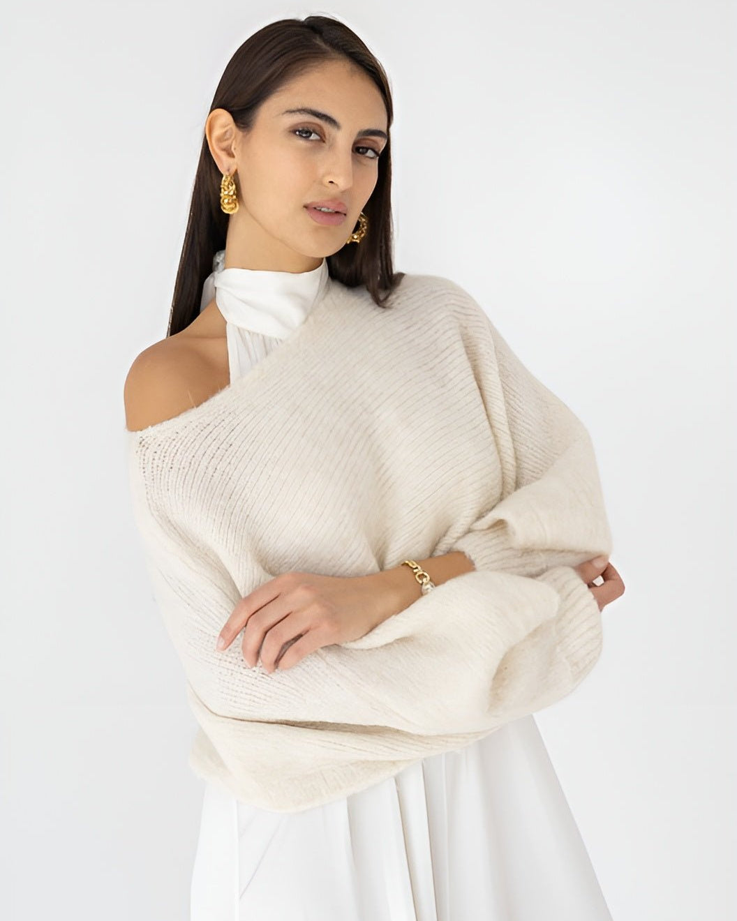 AW25 SLK 001 - WH JUMPSUIT - SILKERA - MIRA Y MANO