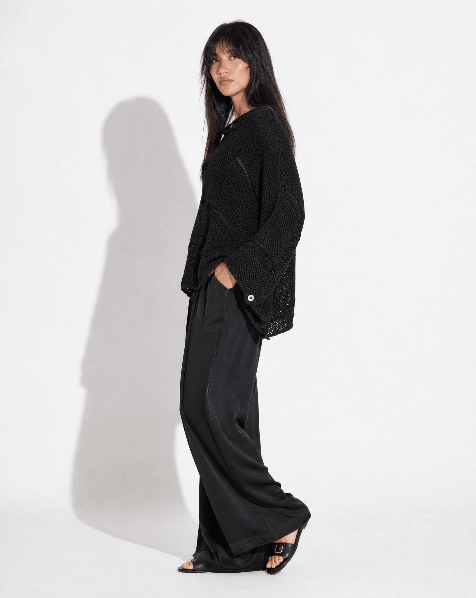 SS25 SLK 0015-BK TOP & PANT - SILKERA - MIRA Y MANO