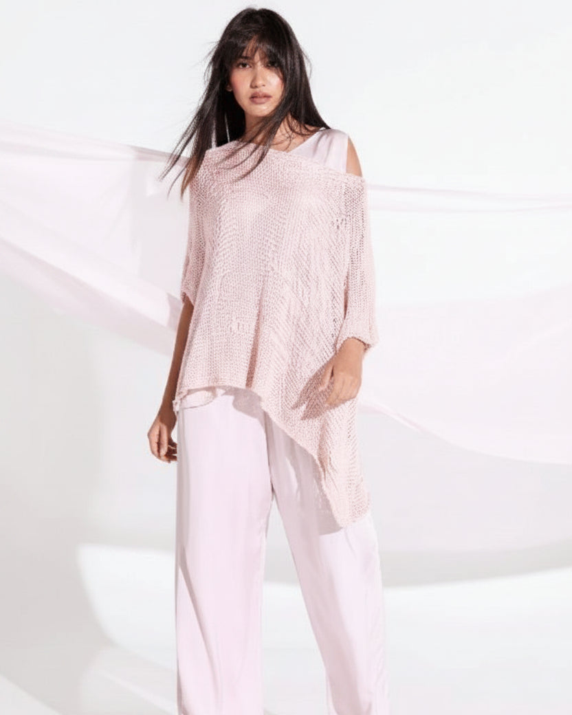 SS25 SLK 0015-PK TOP & PANT - SILKERA - MIRA Y MANO