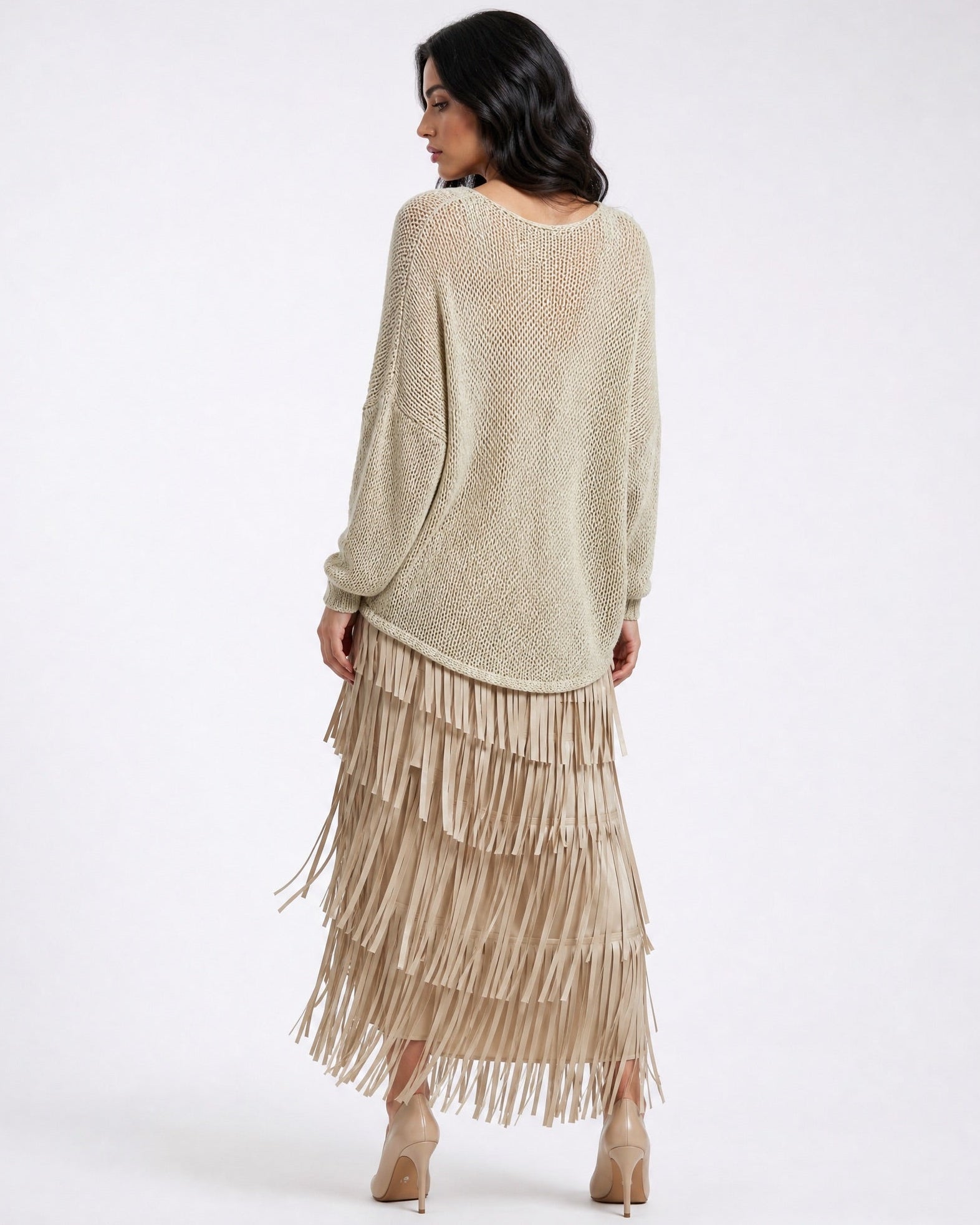 SS26 SLK 001 - BG TOP & SKIRT - SILKERA - MIRA Y MANO