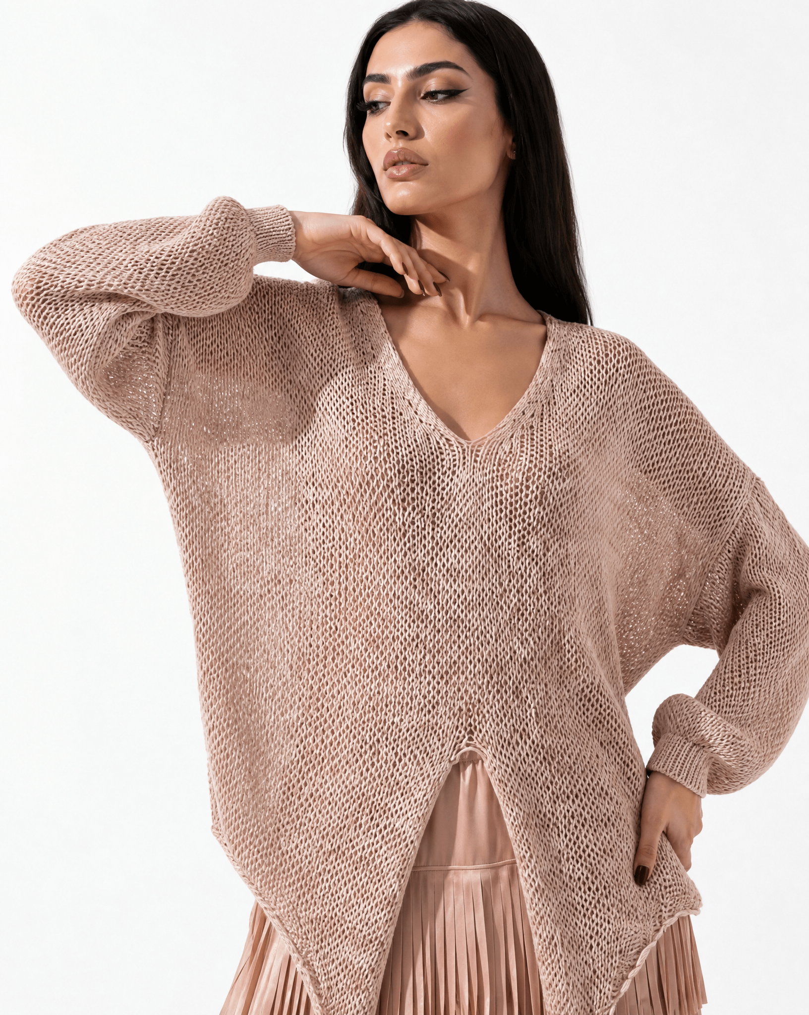 SS26 SLK 001 - PK TOP & SKIRT - SILKERA - MIRA Y MANO