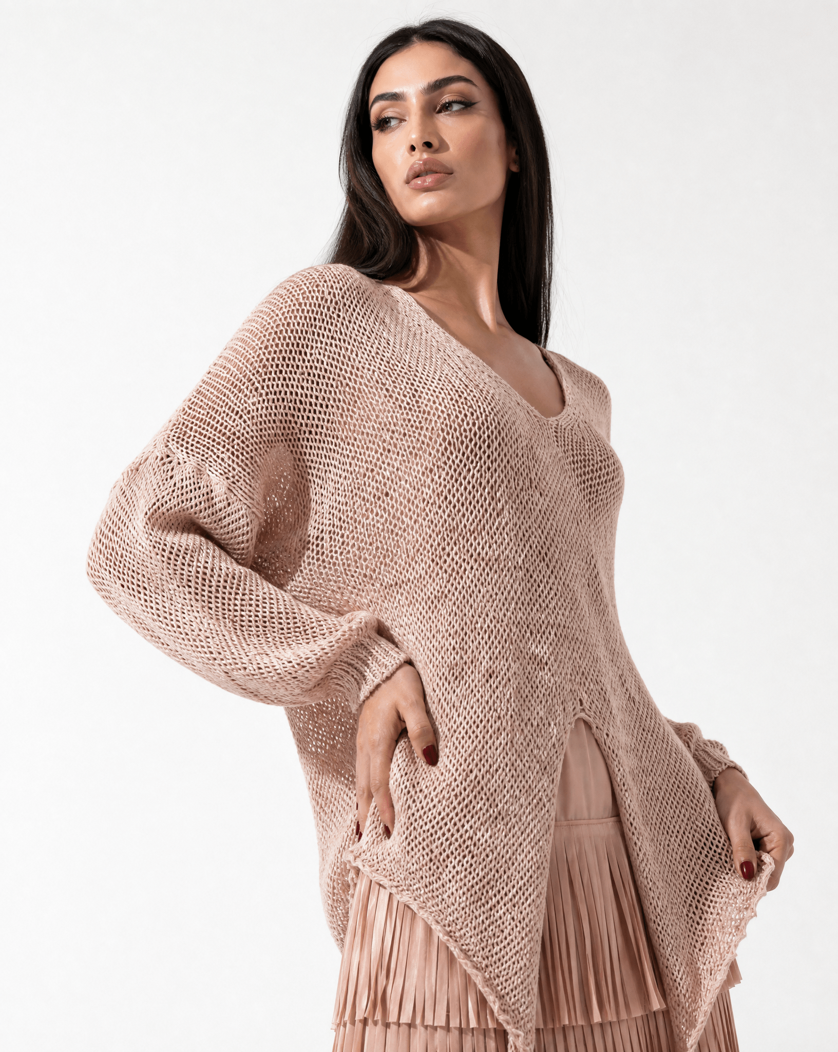 SS26 SLK 001 - PK TOP & SKIRT - SILKERA - MIRA Y MANO
