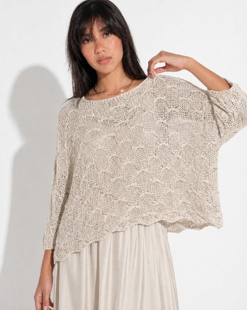 SS26 SLK 004-BG TOP & SKIRT - SILKERA - MIRA Y MANO