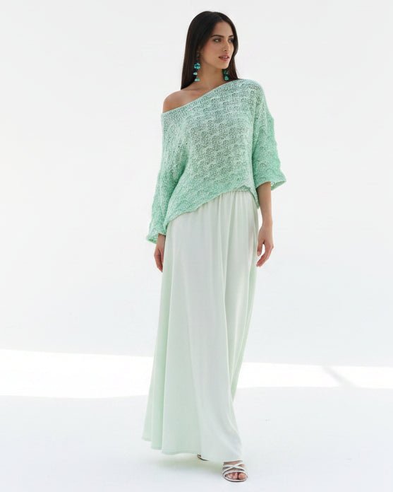SS26 SLK 004 - TF TOP & SKIRT - SILKERA - MIRA Y MANO