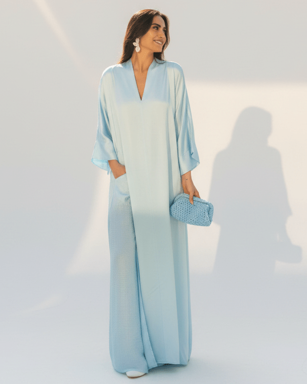 SS26 SLK 005-BL TOP & PANT - SILKERA - MIRA Y MANO