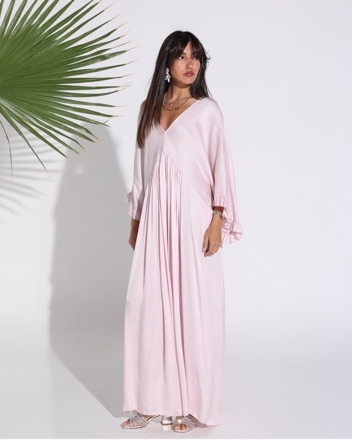 SS26 SLK 012-PK DRESS - SILKERA - MIRA Y MANO