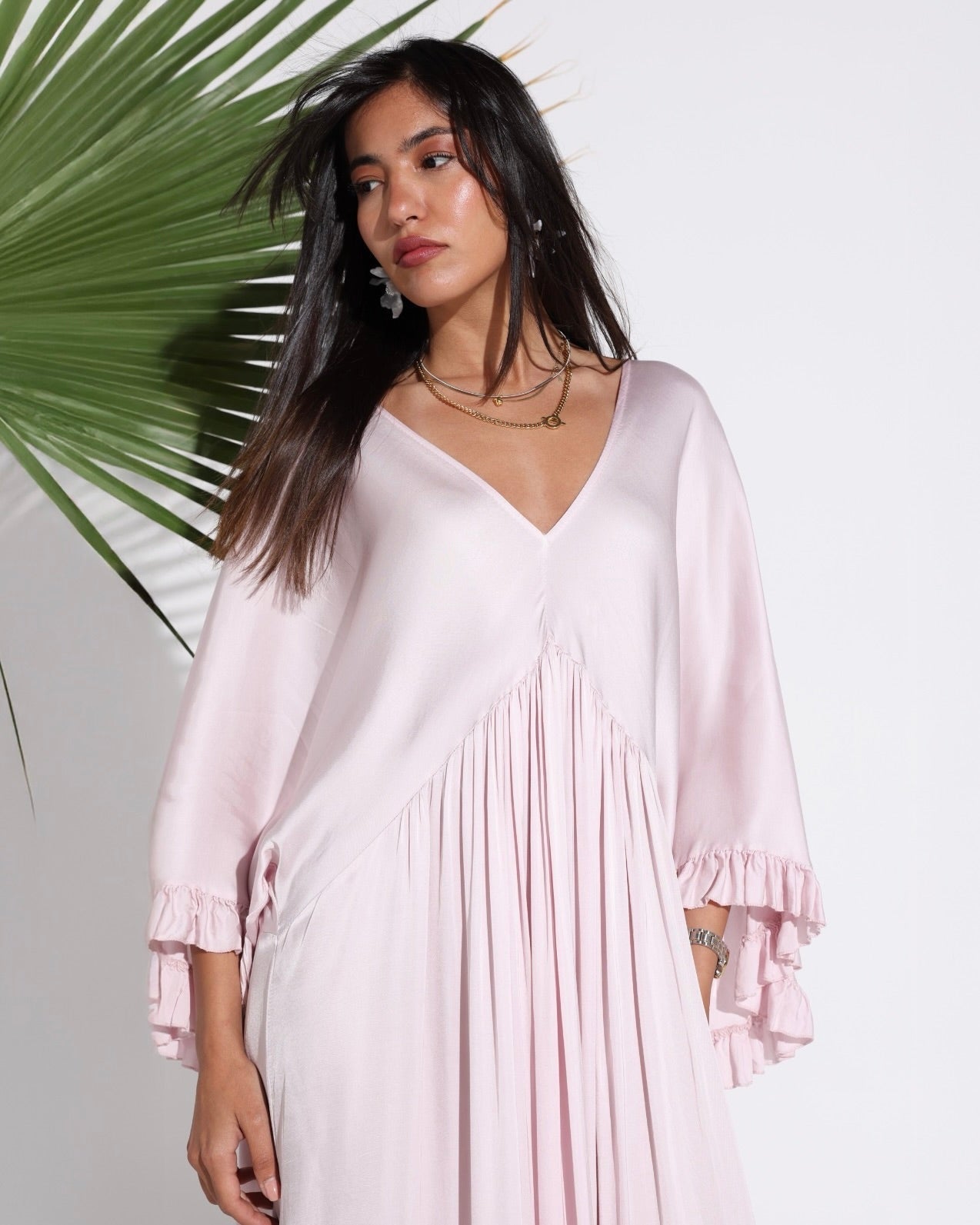 SS26 SLK 012-PK DRESS - SILKERA - MIRA Y MANO