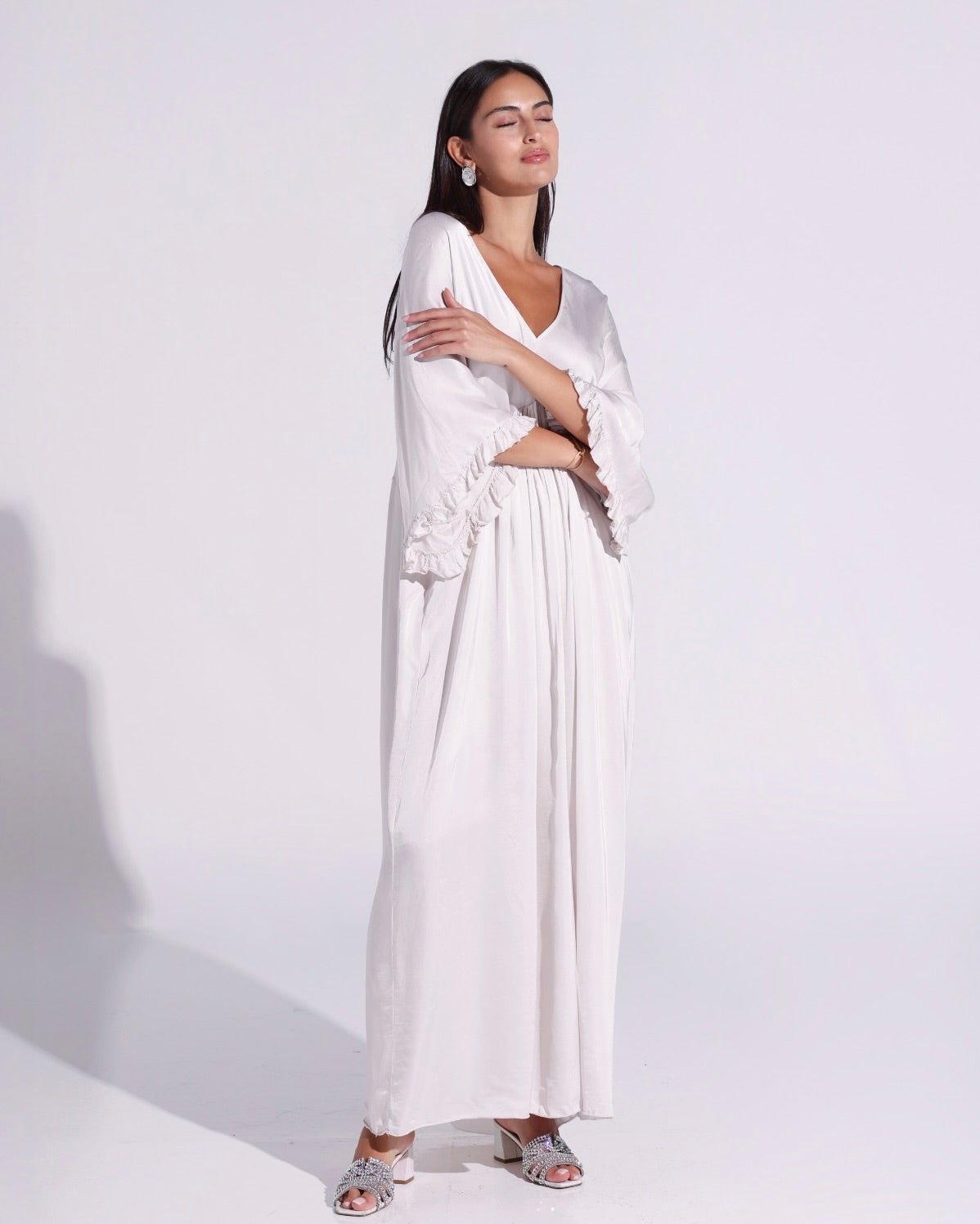 SS26 SLK 012-WH DRESS - SILKERA - MIRA Y MANO
