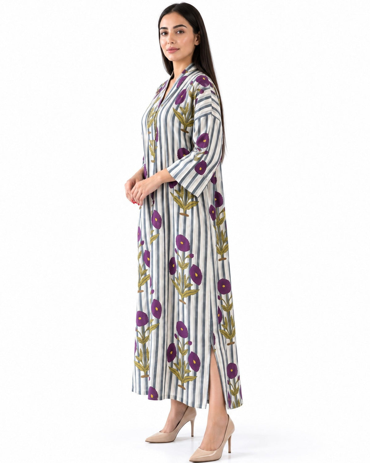 COLETTE - Printed Cotton Kaftan - SR BY SONALI RAMAN - MIRA Y MANO