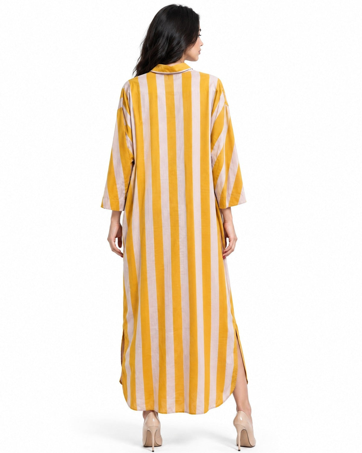 GIA-GD - Printed Cotton Kaftan - SR BY SONALI RAMAN - MIRA Y MANO
