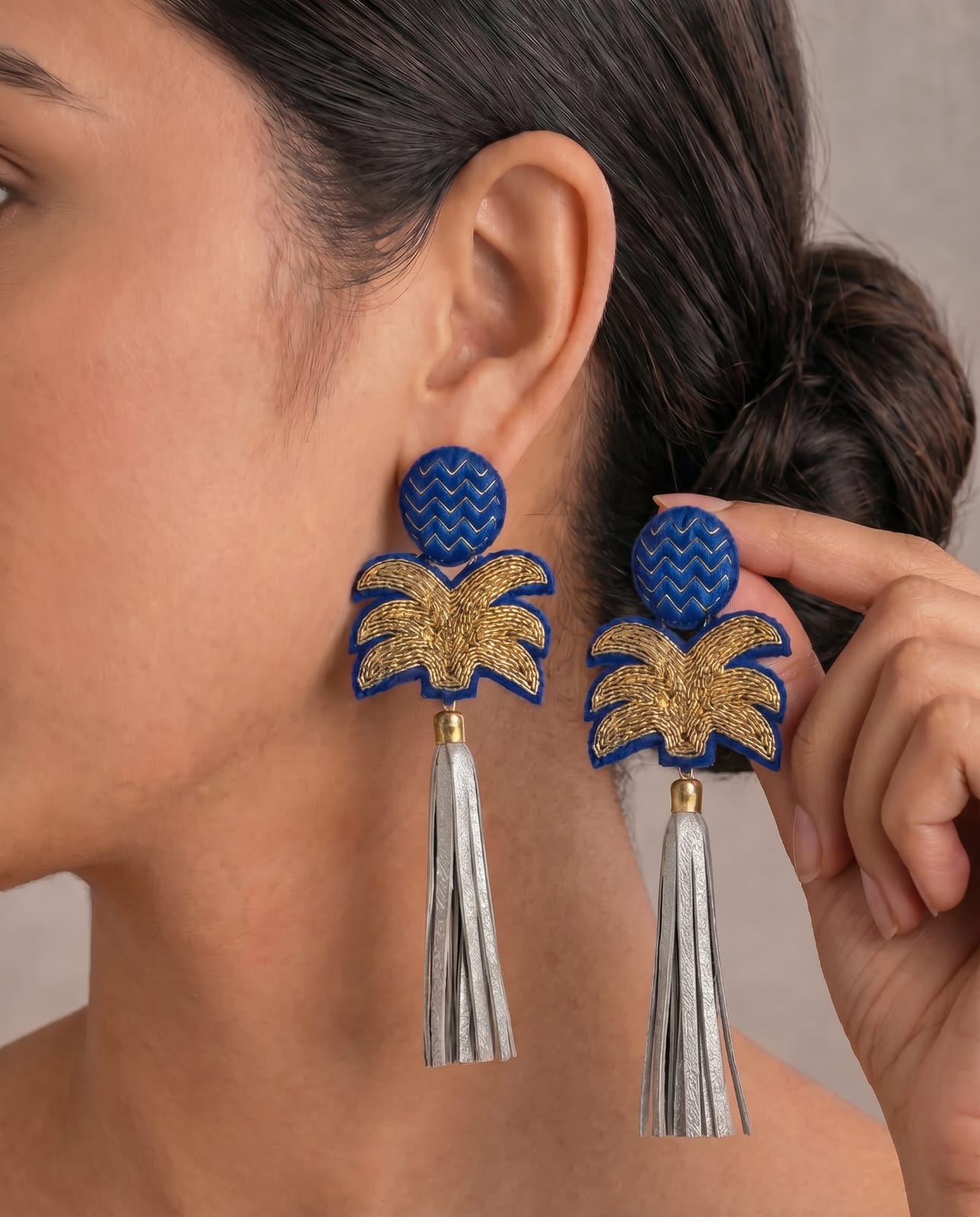 PALM ROYAL EARRING - SR BY SONALI RAMAN - MIRA Y MANO