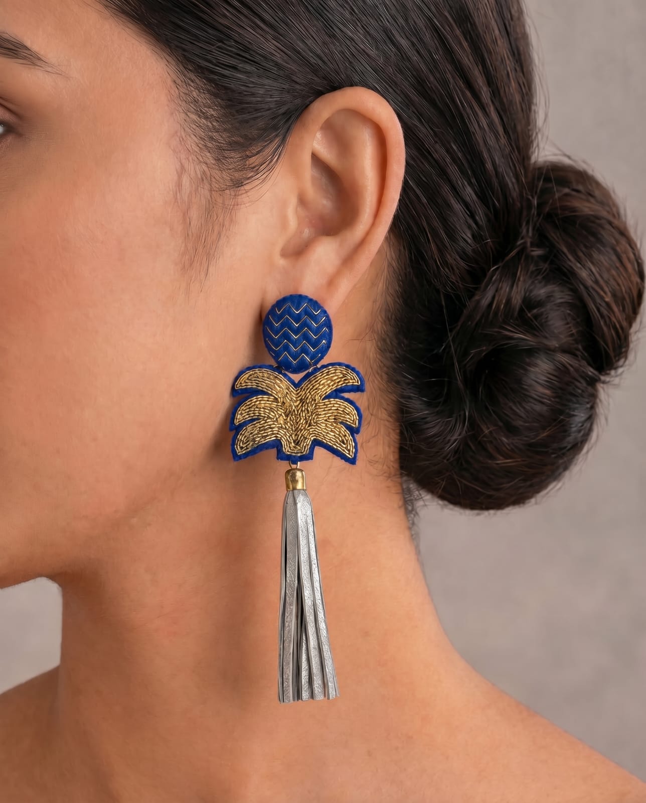 PALM ROYAL EARRING - SR BY SONALI RAMAN - MIRA Y MANO