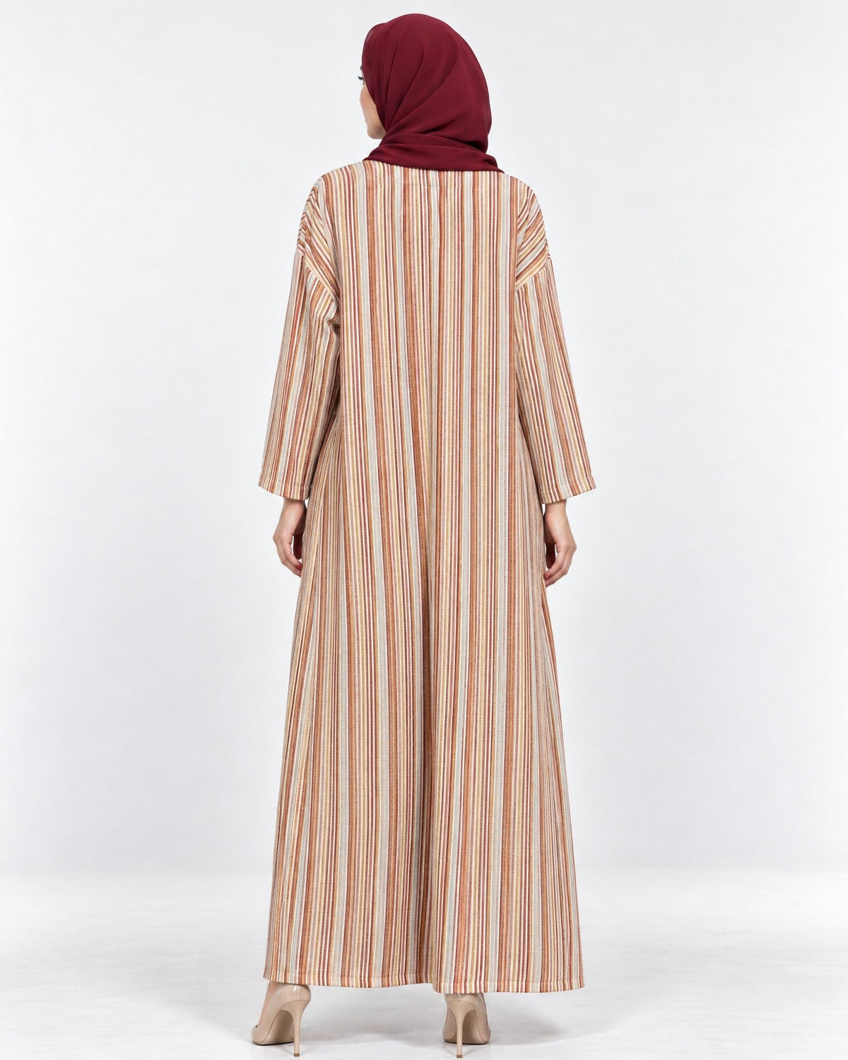 SAMARA-BE - Printed Cotton Mix Abaya - SR BY SONALI RAMAN - MIRA Y MANO