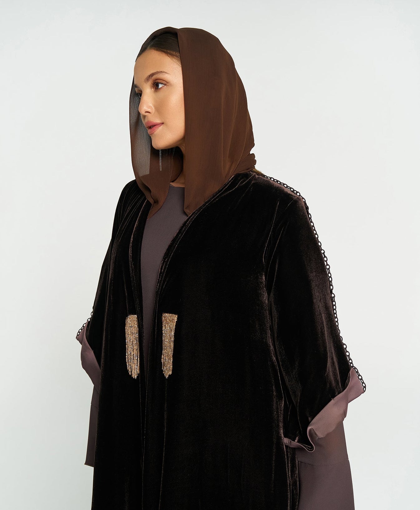 AW25STIT628 ABAYA SET - STITCH LABEL - MIRA Y MANO