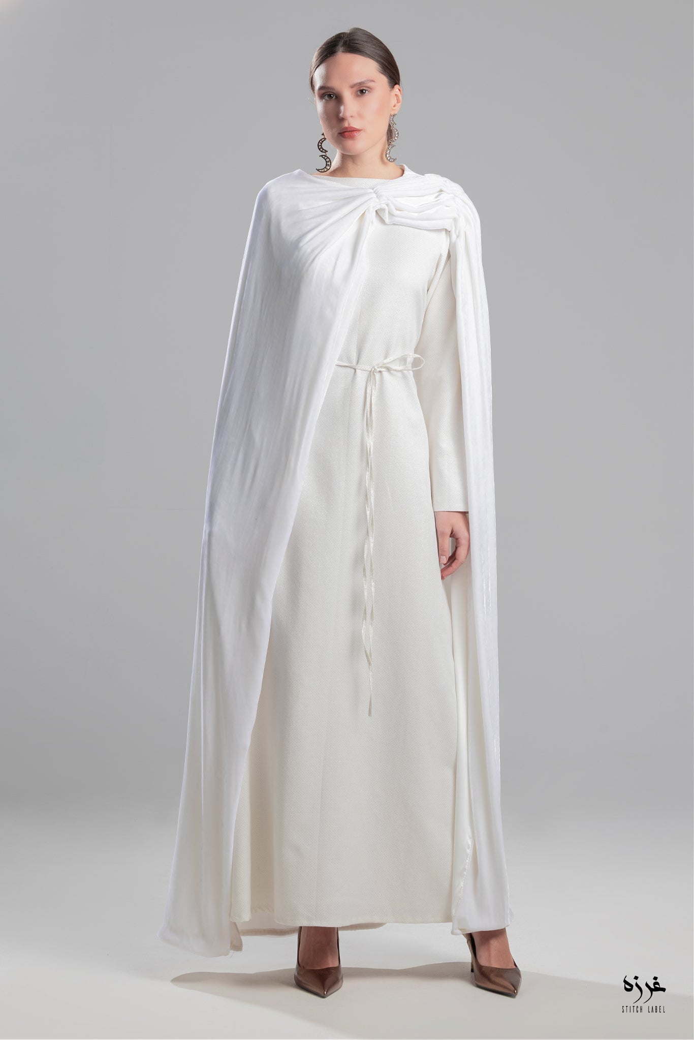 AW25STIT677 DRESS - STITCH LABEL - MIRA Y MANO