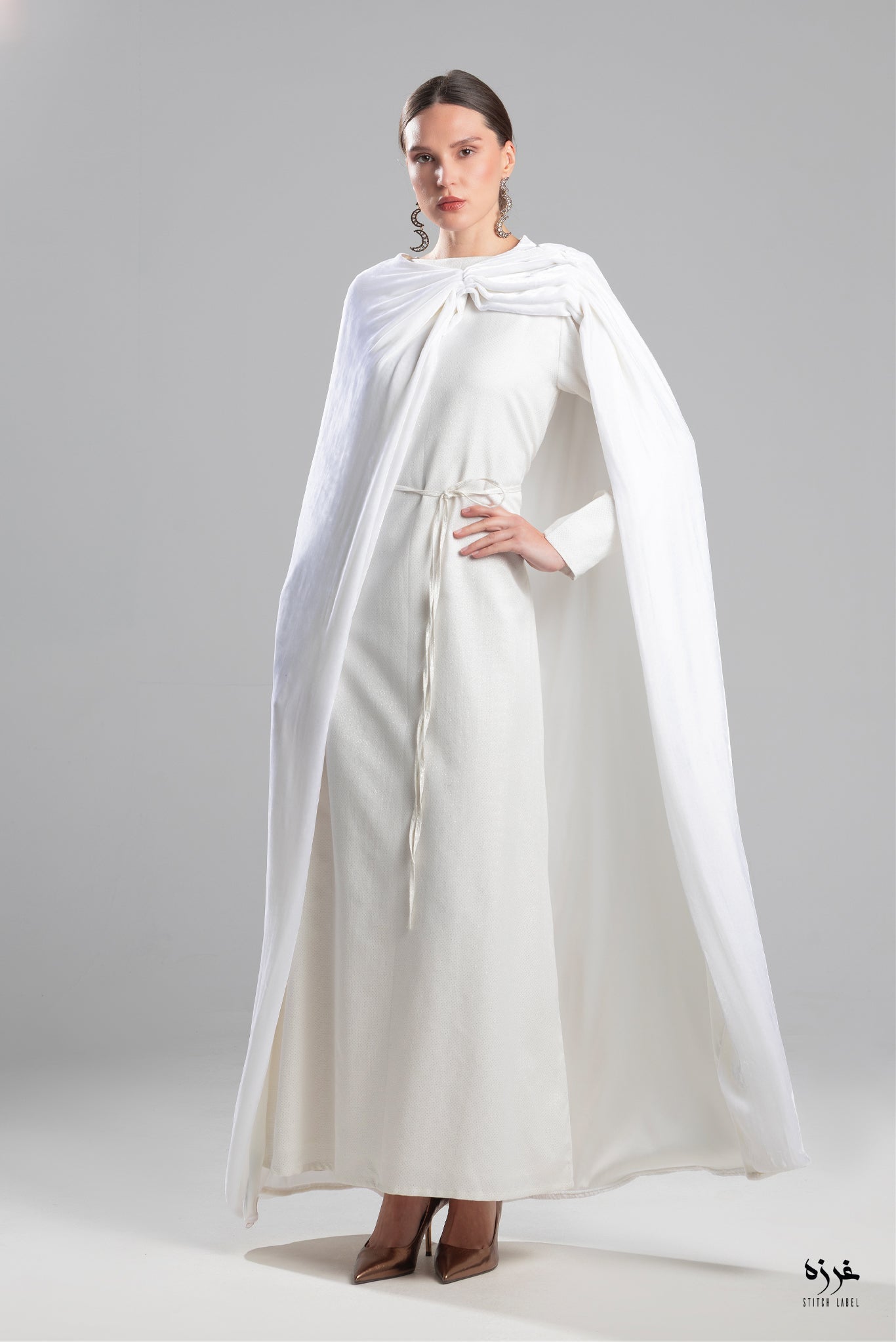 AW25STIT677 DRESS - STITCH LABEL - MIRA Y MANO