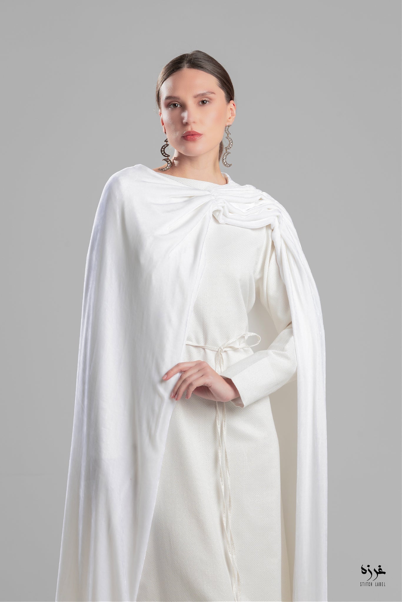 AW25STIT677 DRESS - STITCH LABEL - MIRA Y MANO