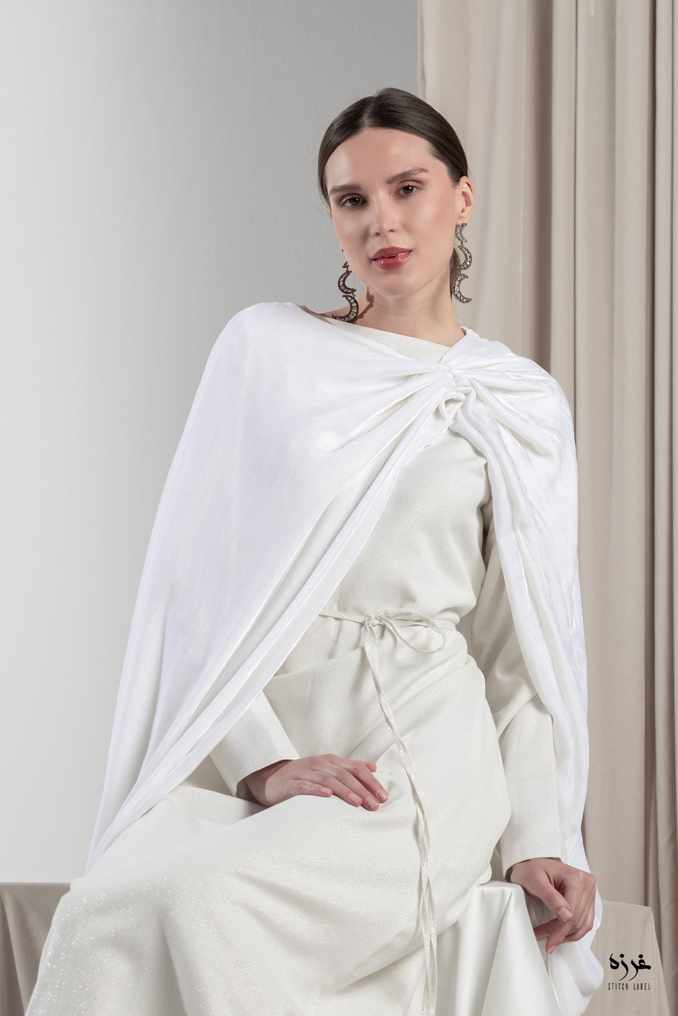 AW25STIT677 DRESS - STITCH LABEL - MIRA Y MANO