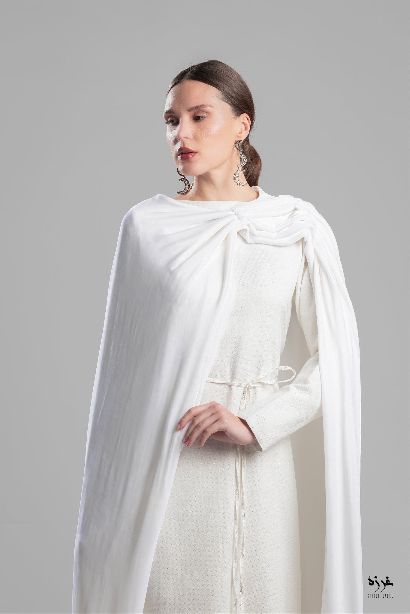 AW25STIT677 DRESS - STITCH LABEL - MIRA Y MANO