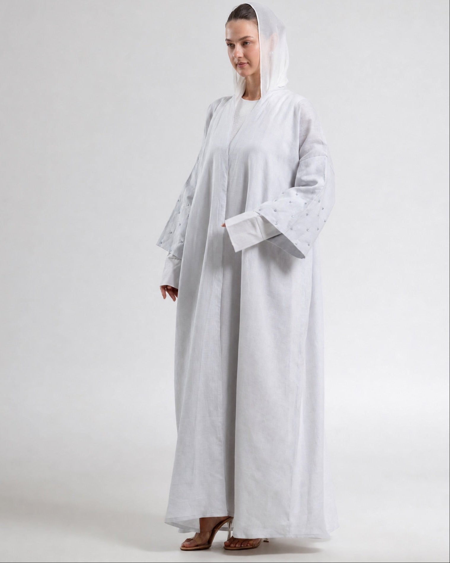 SS26STIT724 ABAYA SET - STITCH LABEL - MIRA Y MANO