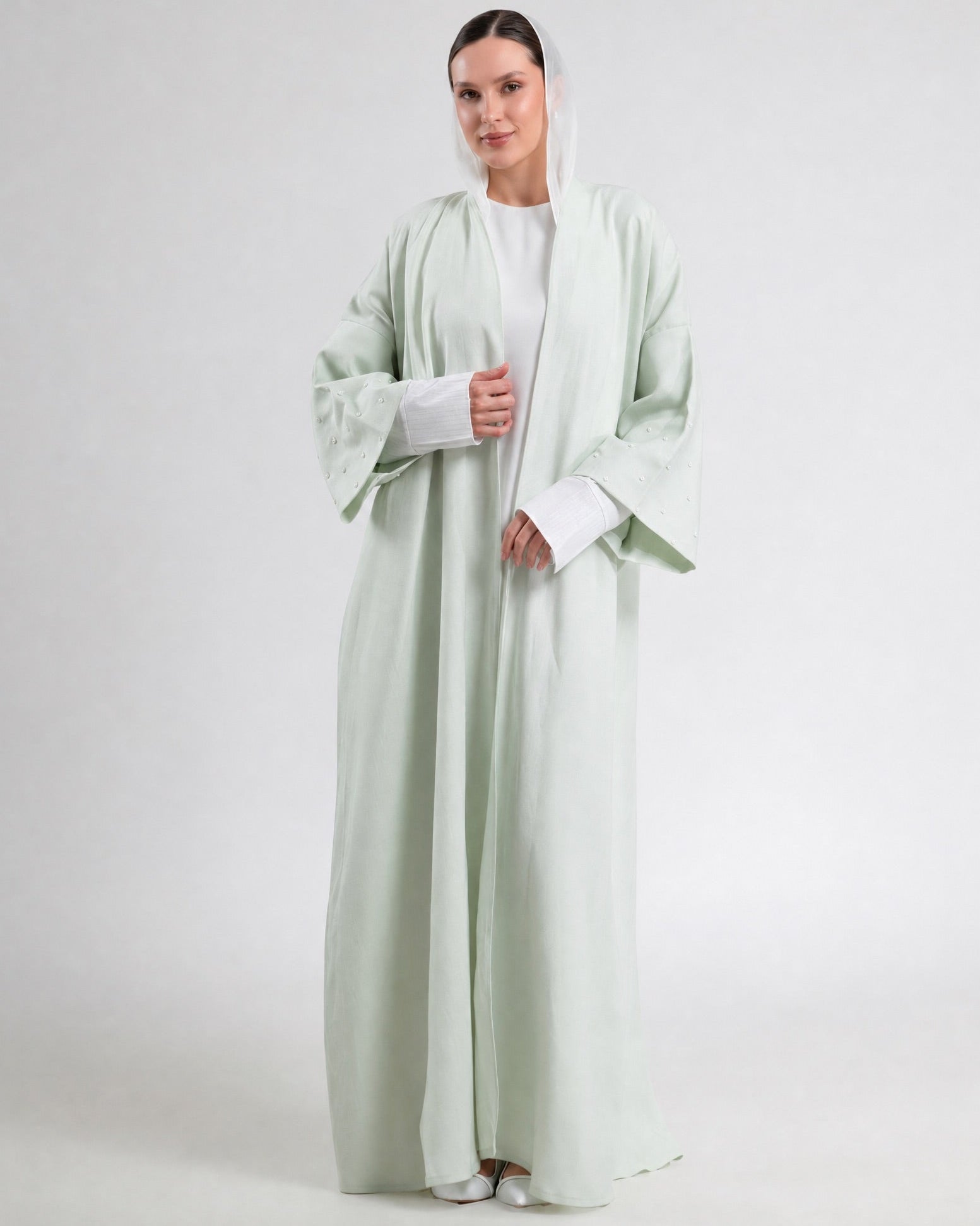 SS26STIT725 ABAYA SET - STITCH LABEL - MIRA Y MANO