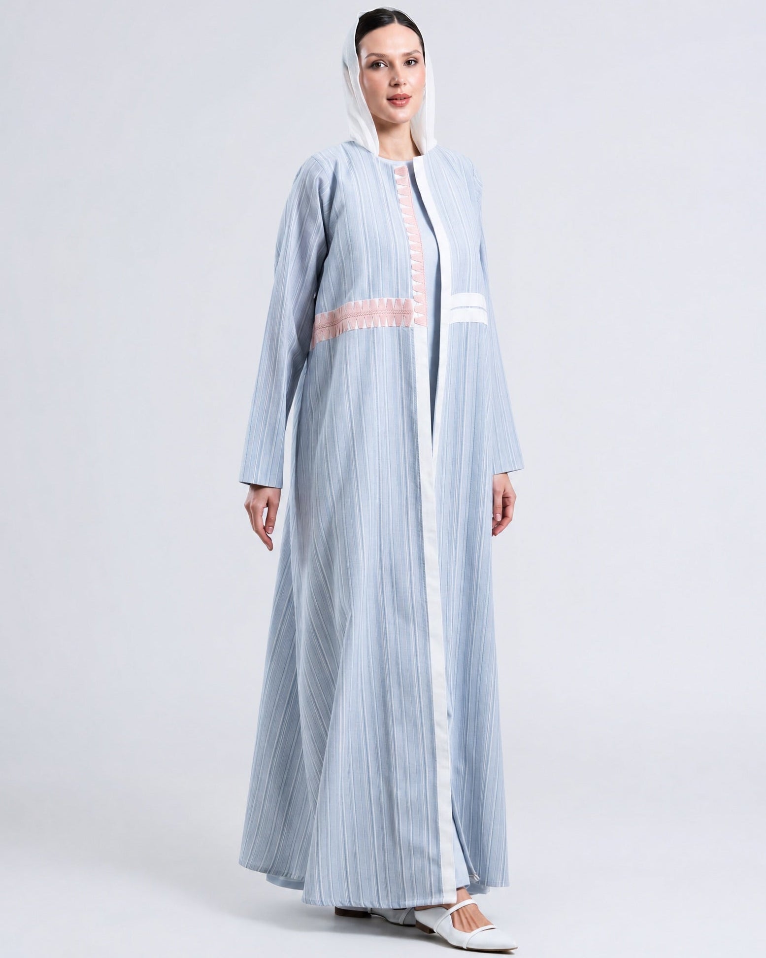 SS26STIT729 ABAYA SET - STITCH LABEL - MIRA Y MANO