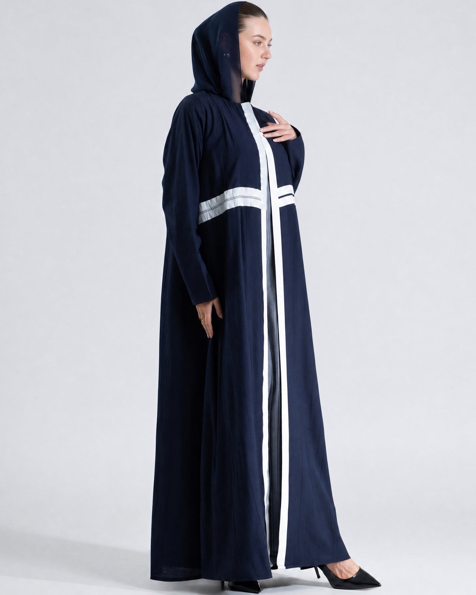 SS26STIT730 ABAYA SET - STITCH LABEL - MIRA Y MANO