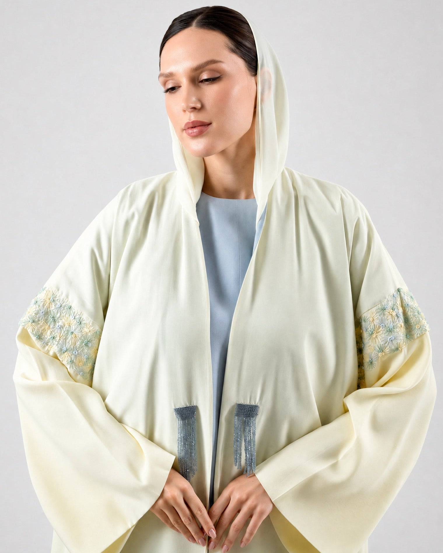 SS26STIT744 ABAYA SET - STITCH LABEL - MIRA Y MANO