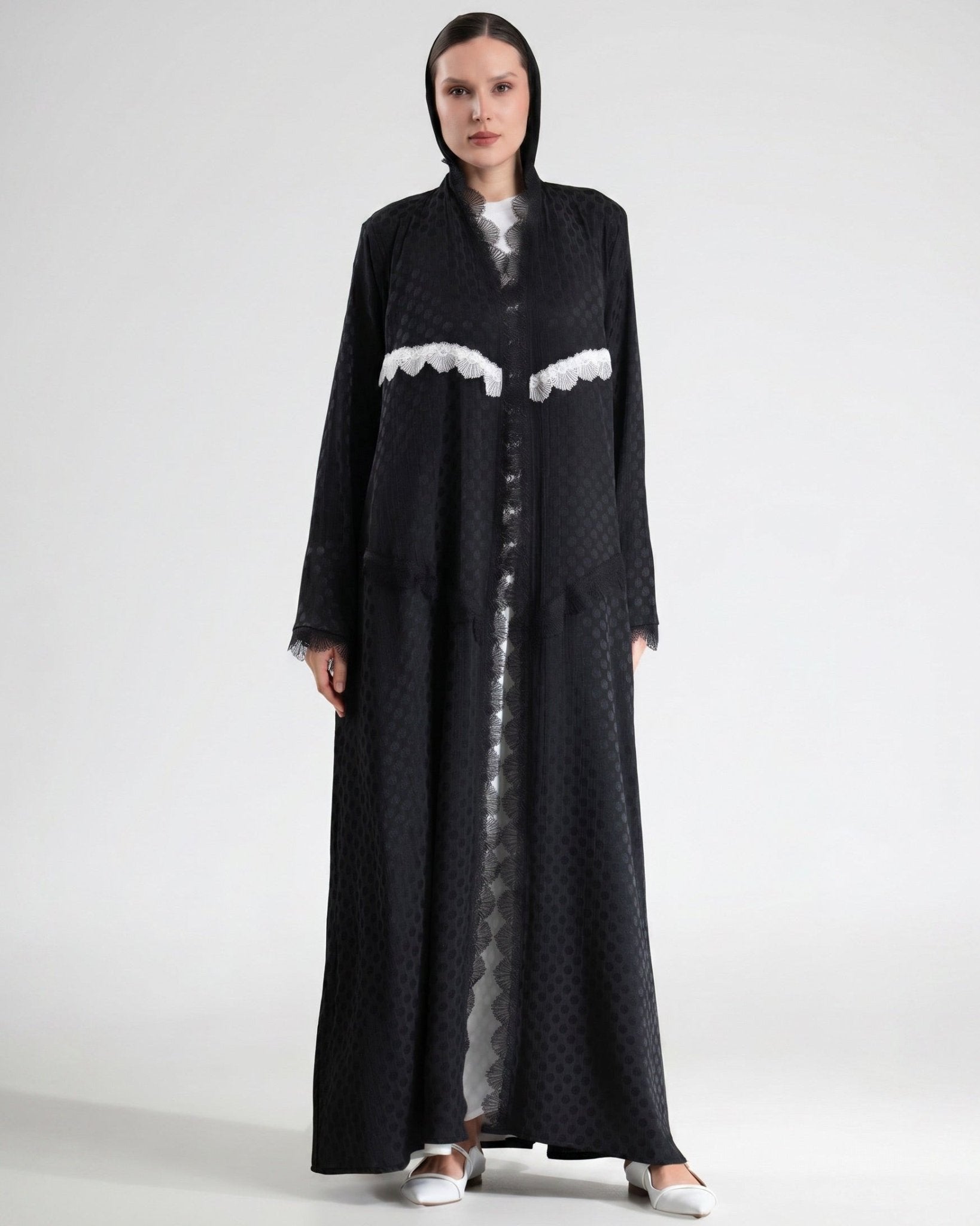 SS26STIT746 ABAYA SET - STITCH LABEL - MIRA Y MANO